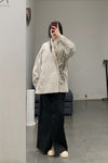 Aviva Jifei Xue staining short kimono jacket SS23-KJS-FS